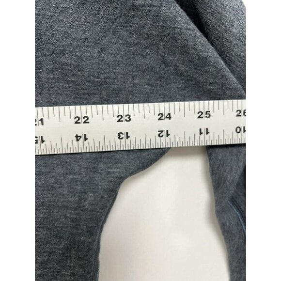 Lululemon Time Out Crew Reversible Sweater Heathered Women Pullover Grey Blue L - Picture 8 of 8